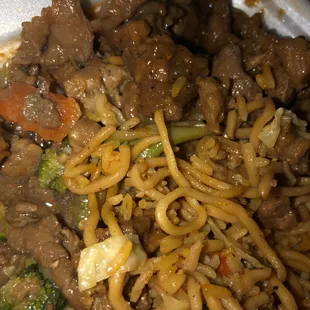 More chicken beef broc pep