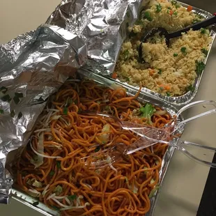 Each half tray was $15. Tons of food for cheap
