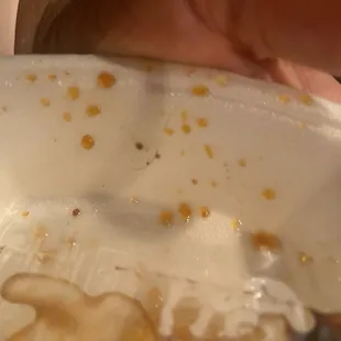 Hair in the bottom of my food container