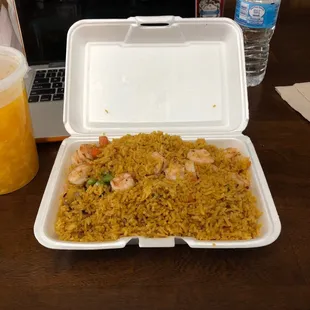 Shrimp fried rice