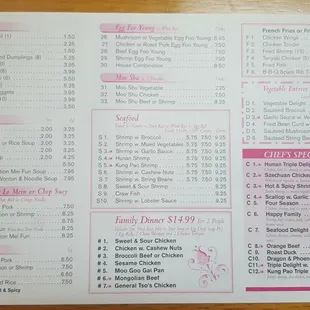 Updated menu page 2