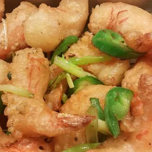 Salt &amp; pepper prawns