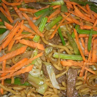 Beef chow mein