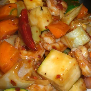 Kung Pao Prawns