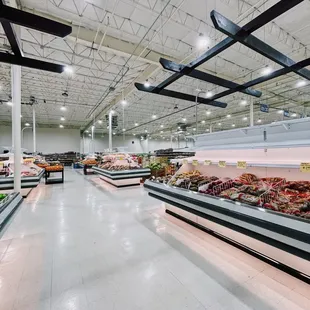 a view of the produce section