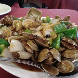 Clams with Black Bean Sauce