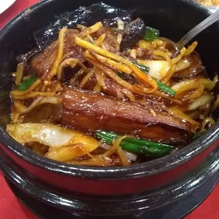 Spicy Eggplant Hot Pot
