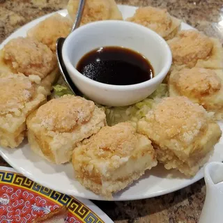 Crispy Fried Tofu with Shrimp Paste