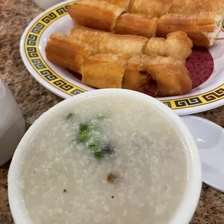 Shredded Pork and Century Egg Porridge