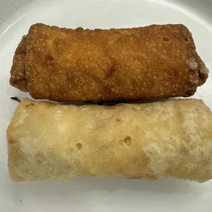 Egg roll and Spring Roll
