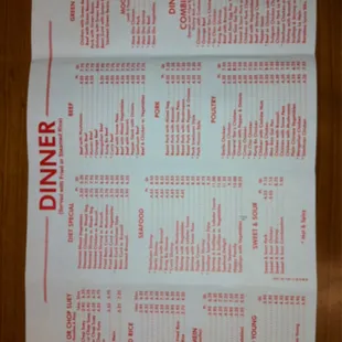 Back menu