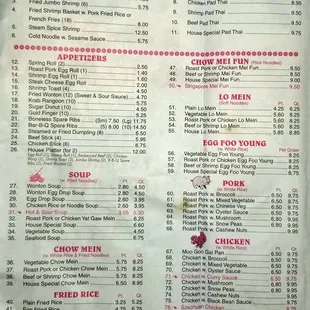 menu, soups and chowder