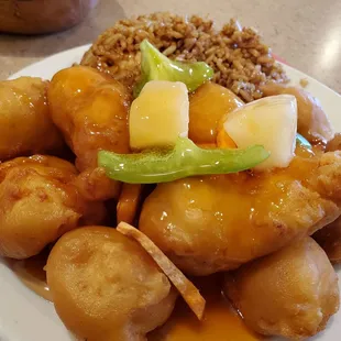 Sweet and sour chicken