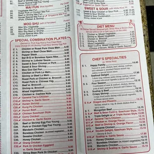 menu, sushi and sashimi