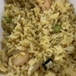 Shrimp Fried Rice Fresh, nice flavor, and large shrimp!
