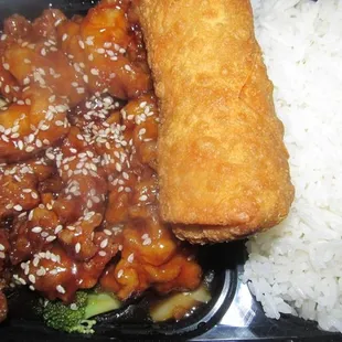 Sesame chicken lunch special $6.25