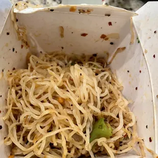 Spicy chow mein