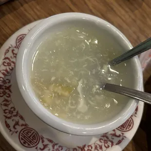 Egg flower soup