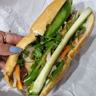 Grilled Chicken Banh Mi