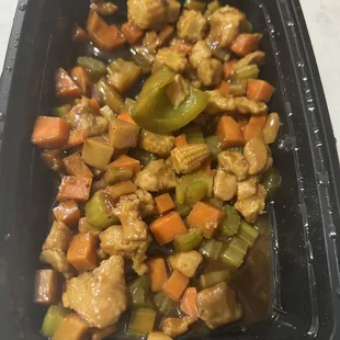 Kongpao chicken is not good. Not even close.