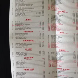 Left Inside Menu