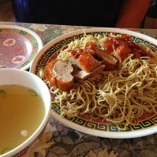 Tossed Noodle With Roast Duck