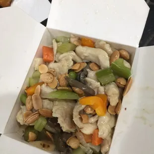 Giant box of chicken almond ding