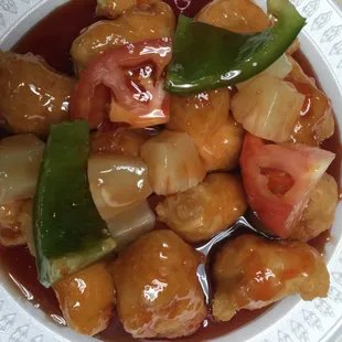 Sweet sour chicken