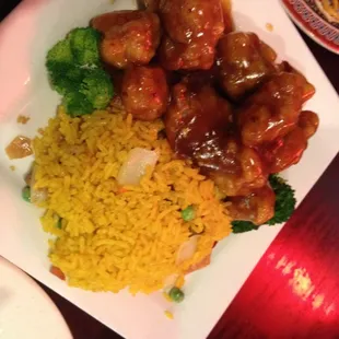 General tso chicken. Yummy!
