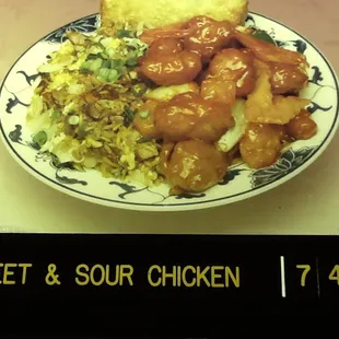 sweet and sour chicken