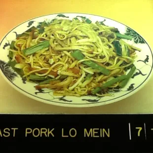 roast pork lo mein and 7 / 7 / 15