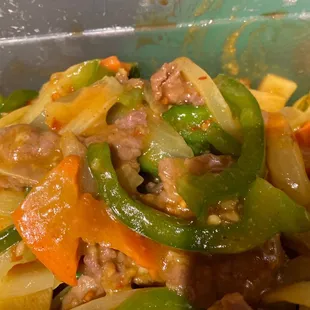Curry beef
