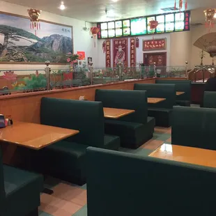 the interior of the restaurant