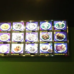 Menu specials