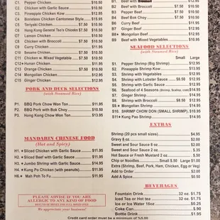 Menu. Just don&apos;t ask for tea.