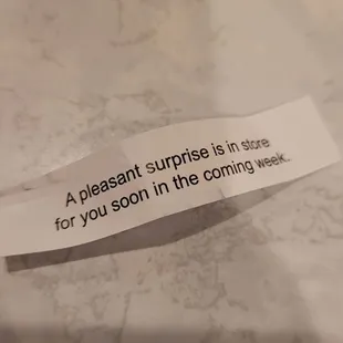 A nice pre-Christmas fortune.