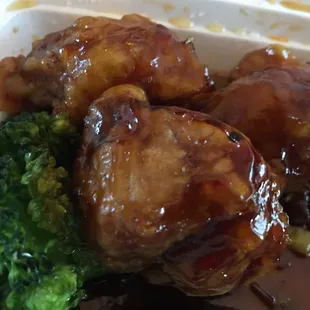 General Tso&apos;s chicken - my personal favorite here.
