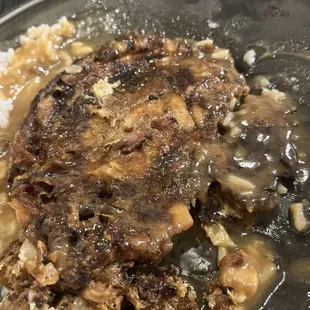 Blackened egg foo YUCK