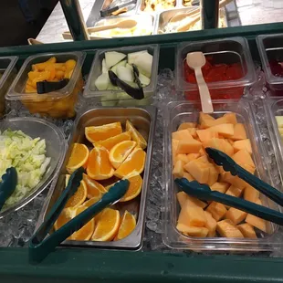 Dessert options.