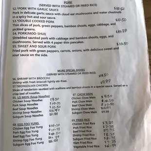 menu, sandwiches