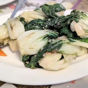 Garlic bok choi