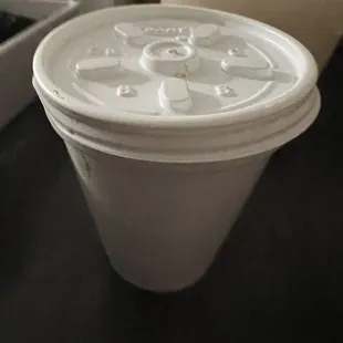 Cup with oyster sauce