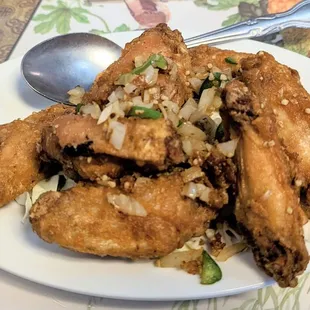 Salt and pepper wings