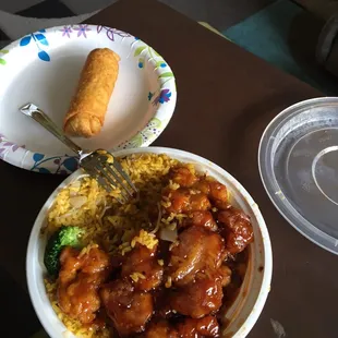 Generals tso&apos;s lunch special