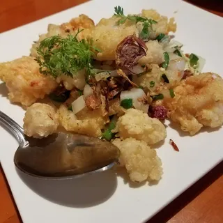 Salt & Pepper Squid, Scallops & Shrimp
