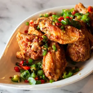 Salt pepper chicken wing