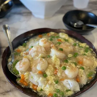 11. Shrimp and Egg over Rice