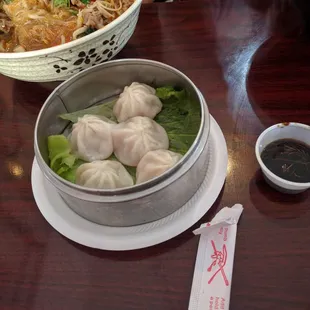 Xiao long bao (On menu says mini pork buns)