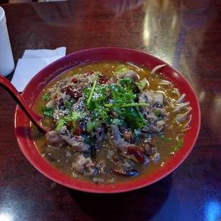 Beef Ma La Noodle &quot;Hot Hot Noodle&quot;
