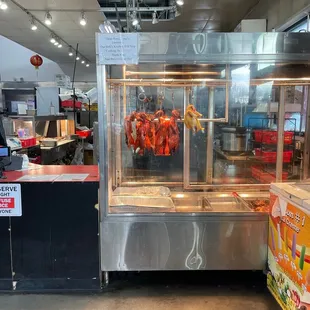 the food being prepared for sale